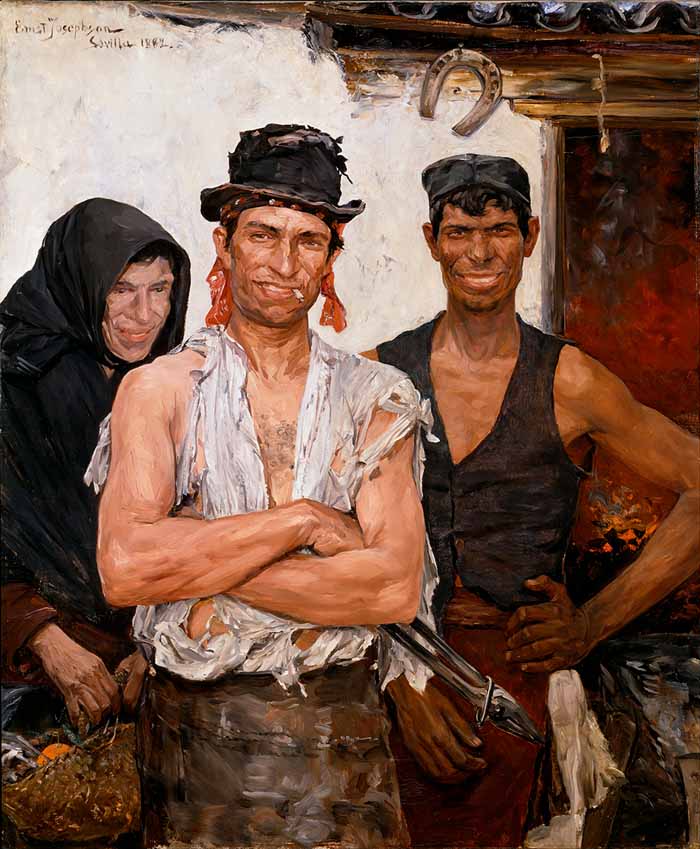 Ernst Josephson: Spanska smeder, 1882. Foto: Painters/Alamy Stock Photo