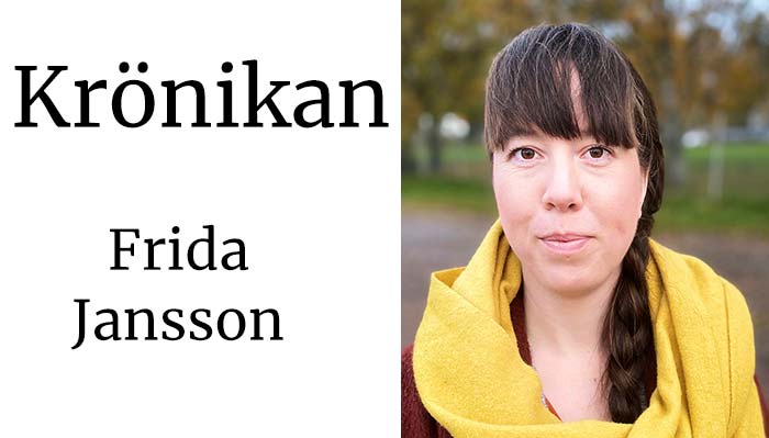 Frida Jansson är försäkringsutredare och bor i Stockholm.