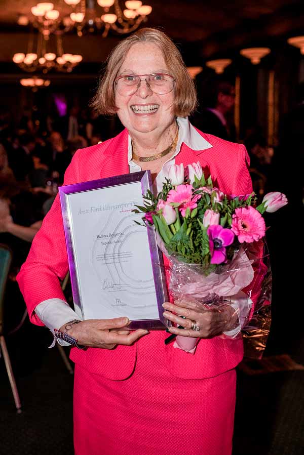 Barbara Bergström, grundare av Engelska skolan. Gift med före detta chefredaktören för DN, Hans Bergström. Bild: OttossonPhoto.