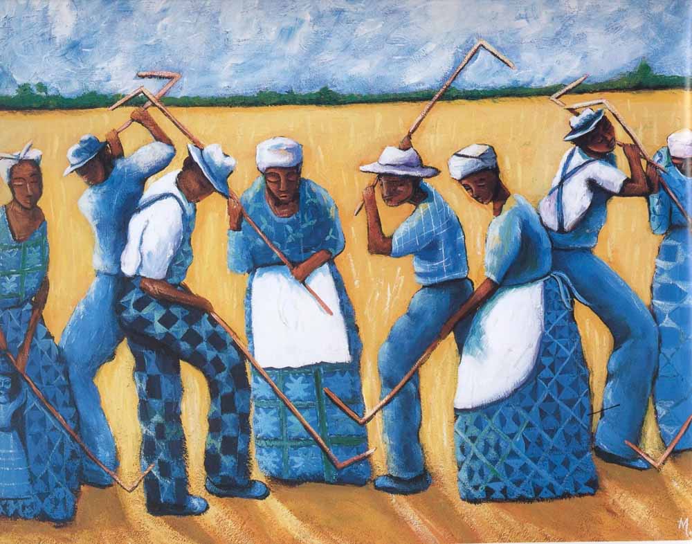 Dvorák vävde in teman från slavarna och ursprungsamerikanerna i sin Symfoni från Nya världen Artist:Michele Wood Title-I See the Rhythm of Spirituals
