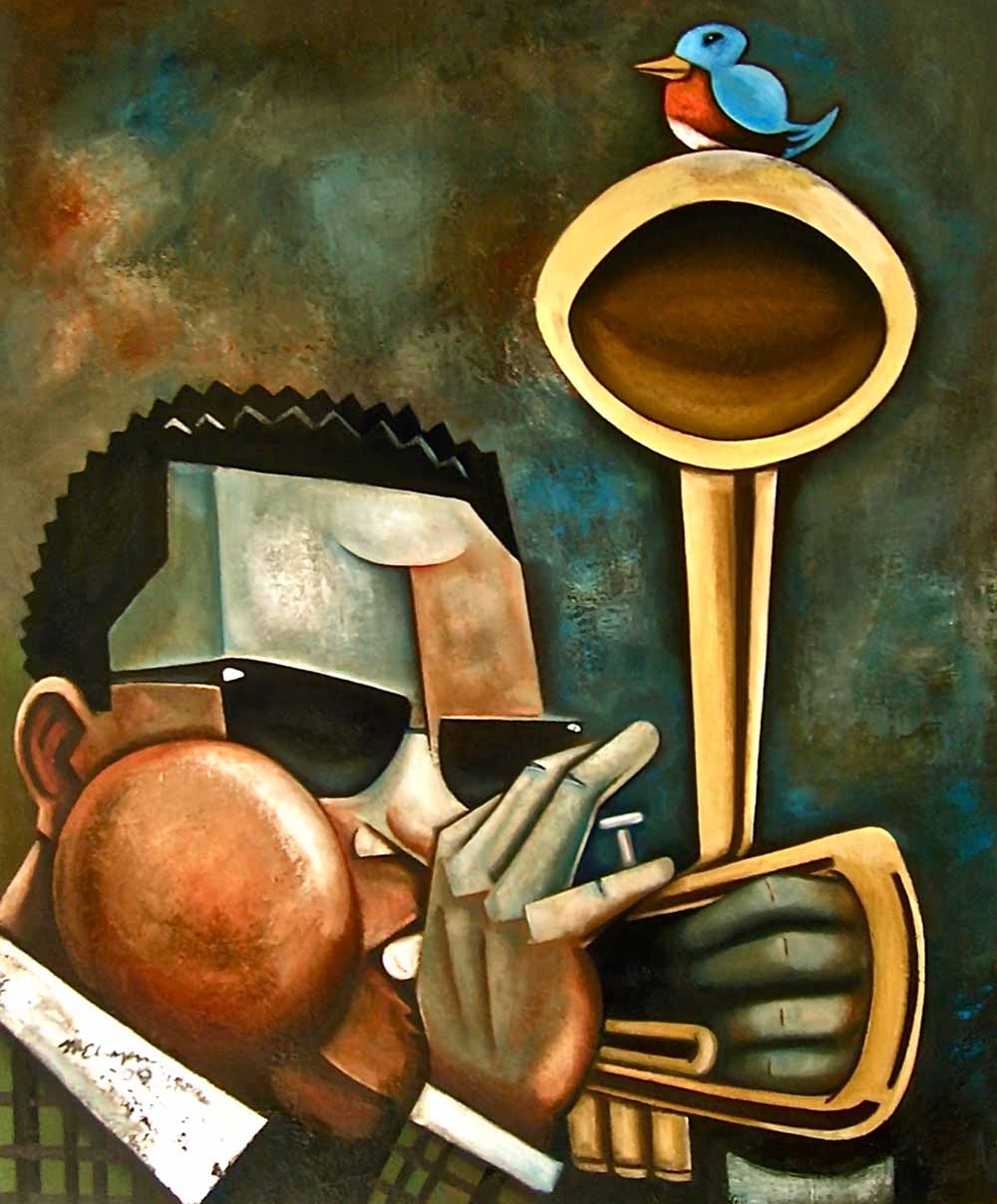 Dizzie Gillespie och Charlie Parker - 'Bird' - influerades av den afrokubanska musiken. Jazzmusiker med erfarenhet av rasismen sökte sig vidare till Afrika och den antikoloniala traditionen. Bild: Martel Chapman