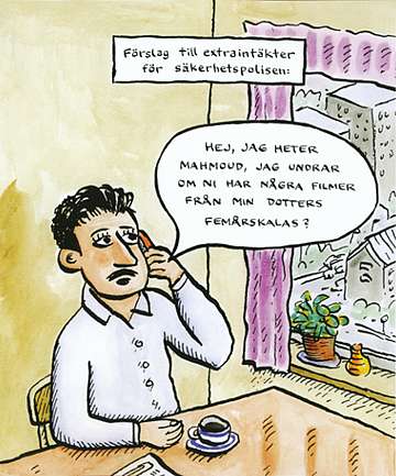 Bild: Robert Nyberg, ur albumet Gomorron! Läggdags! (Alfabeta 2007).