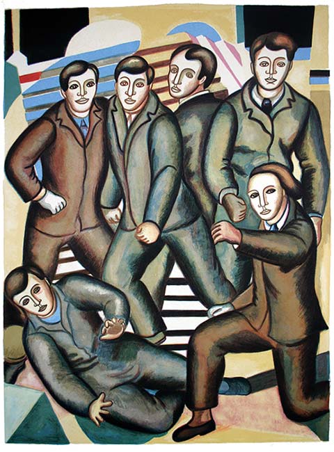 Birgit Ståhl-Nyberg: Klassfoto (1979).