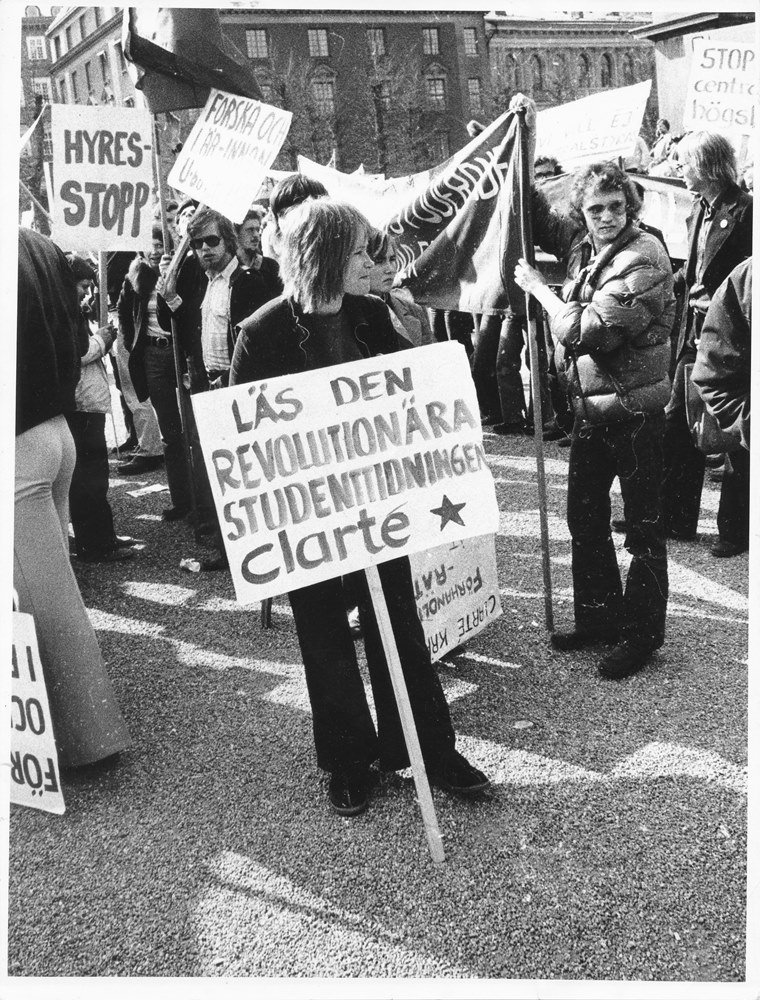 Första maj 1974 Foto: Olle Zetterberg
